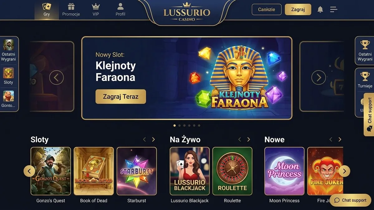 Gry kasynowe Lussurio